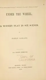 Cover of Under the wheel