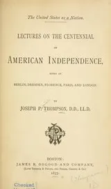 Cover of The United States as a nation