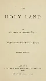 Cover of The Holy Land