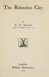 Cover of The relentless city