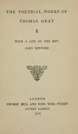 Cover of Poetical works
