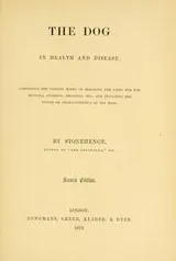 Cover of The dog in health and disease