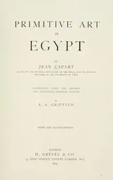 Cover of Débuts de l'art en Égypte.