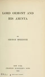 Cover of Lord Ormont and his Aminta