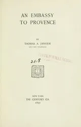 Cover of An embassy to Provence