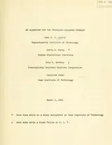 Cover of An algorithm for the traveling salesman problem