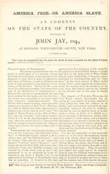 Cover of America free--or America slave