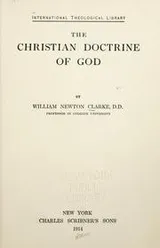 Cover of The Christian doctrine of God