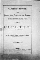 Cover of Canadian history