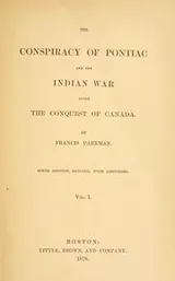 Cover of The Conspiracy of Pontiac