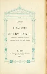 Cover of Dialogues des courtisanes
