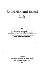 Cover of Education and social life