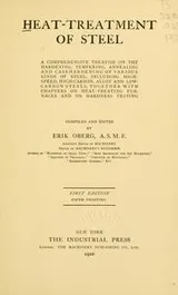 Cover of Heat-treatment of steel