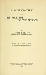 Cover of H.P. Blavatsky and the masters of the wisdom