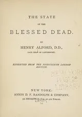 Cover of The state of the blessed dead