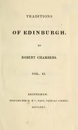 Cover of Traditions of Edinburgh