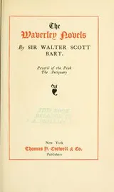 Cover of Waverley novels