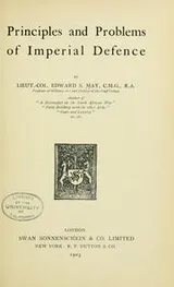 Cover of Principles and problems of imperial defence