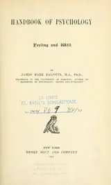 Cover of Handbook of Psychology vol 2, Feeling And Will