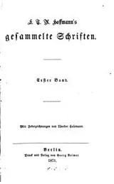 Cover of E.T.A. Hoffmann's gesammelte Schriften
