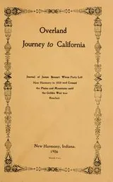 Cover of Overland journey to California