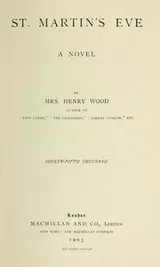 Cover of St. Martin's eve