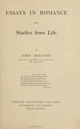Cover of Essays in romance and studies from life