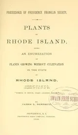 Cover of Plants of Rhode Island