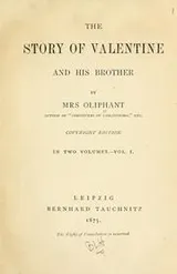 Cover of The story of Valentine and his brother