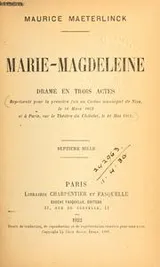 Cover of Marie-Magdeleine