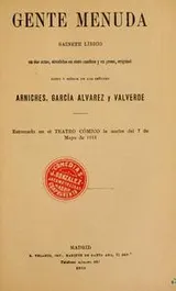 Cover of Gente menuda