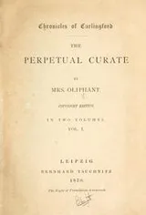 Cover of The perpetual curate