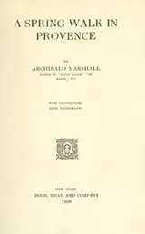 Cover of A spring walk in Provence