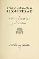 Cover of From a Swedish homestead