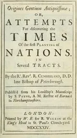 Cover of Origines gentium antiquissimæ