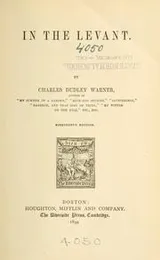 Cover of In the Levant