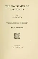 Cover of The mountains of California