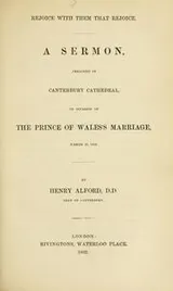 Cover of Rejoice with them that rejoice