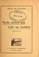 Cover of Nada menos que todo un hombre