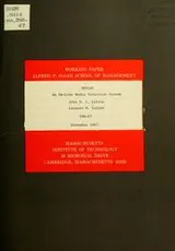 Cover of MEDIAC, an on-line media selection system
