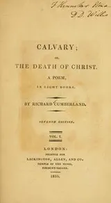 Cover of Calvary, or, The death of Christ