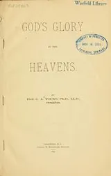 Cover of God's glory in the heavens