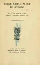 Cover of When Sarah went to school