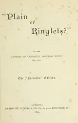 Cover of "Plain or ringlets?"