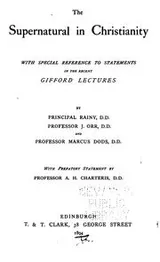 Cover of The supernatural in Christianity