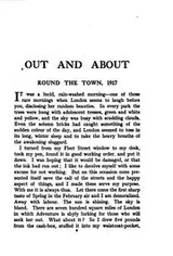 Cover of Out and about: A note-book of London in war-time