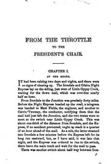 Cover of From the Throttle to the President's Chair: A Story of American Railway Life