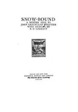 Cover of Snow-bound: A Winter Idyl