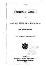 Cover of The Poetical Works of James Russell Lowell