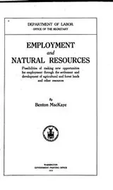 Cover of Employment and Natural Resources: Possibilities of Making New Opportunities ...